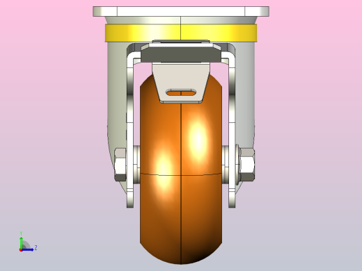 125毫米SWB脚轮左视缩略图