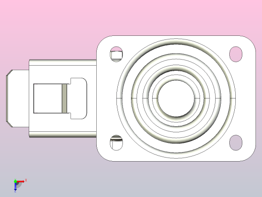 125毫米SWB脚轮俯视缩略图