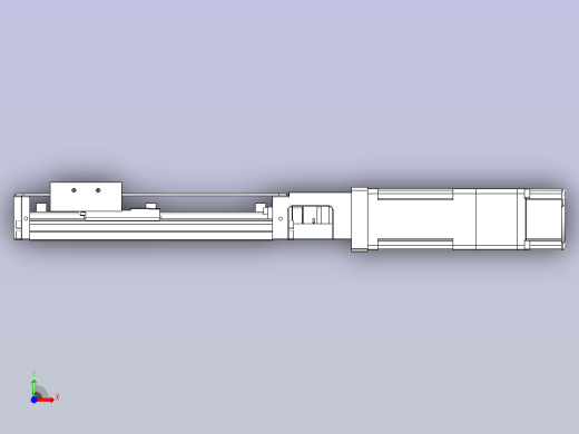 上银KK40-150A1-F0带MSMD012G1B电机前视缩略图