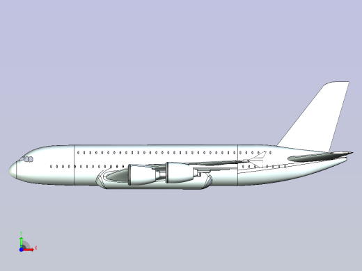 空中客车a380前视缩略图