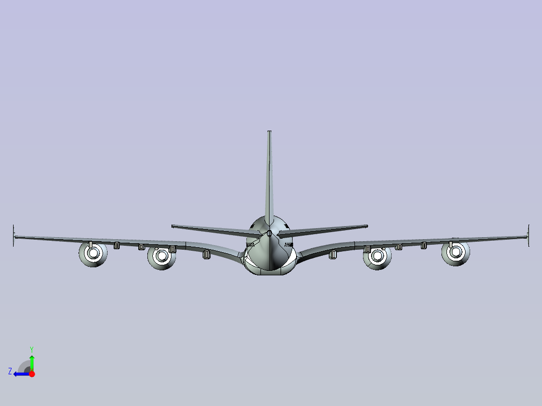 空中客车a380右视图