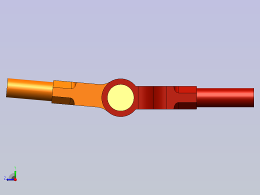 可动联接的节形接头右视缩略图