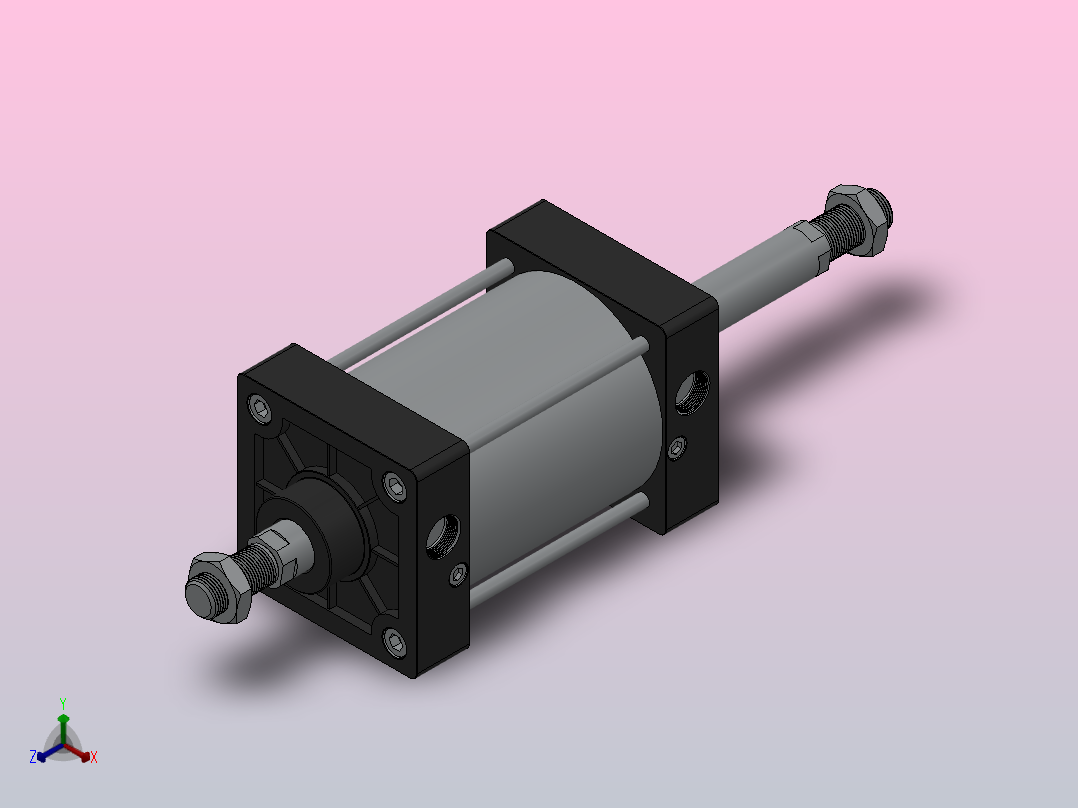 FY-SC标准气缸系列[FY-SCD-100X80-S]主视图