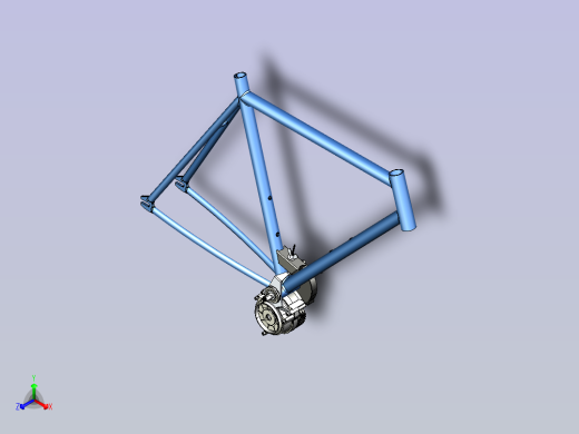 一款电机夹具模型正等轴测缩略图