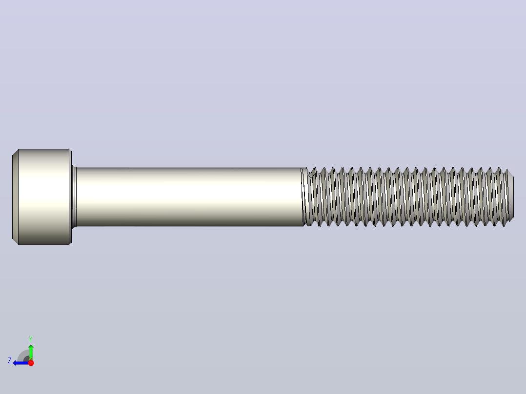 DIN_EN_ISO_4762_M8x60.ipt内六角螺钉右视图