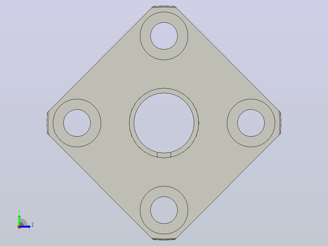 LMK10ML直线轴承，滑块左视图