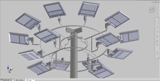 LED 灯具模型设计缩略图