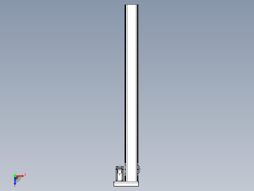日规模组半封闭丝杆TPA-HNR-110D-1610C-L1200-ML-C-P40-N3俯视缩略图