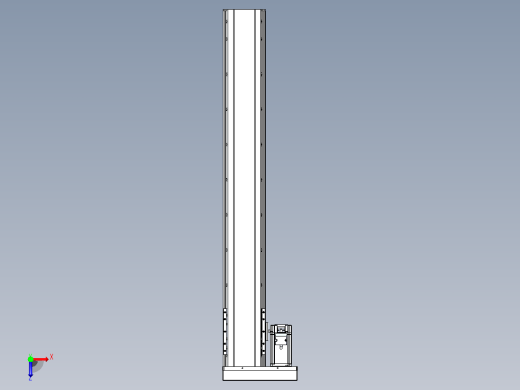 日规模组半封闭丝杆TPA-HNR-120D-1610C-L800-MR-C-P40-N3俯视缩略图