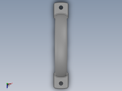 LS519拉手[LS519S4A105001]俯视缩略图