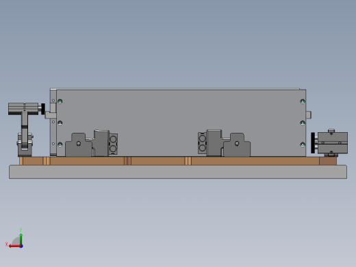 铝型材加工工装夹具（sw16可编辑+工程图）后视缩略图