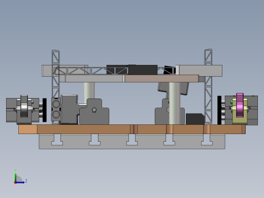 铝型材加工工装夹具（sw16可编辑+工程图）左视缩略图