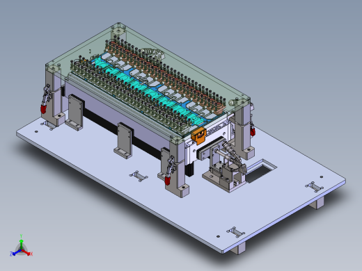 锂电池590巴片焊接工装sw21可编辑