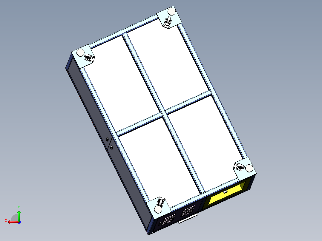薄膜热起凸自动机（sw19可编辑+工程图）后视图