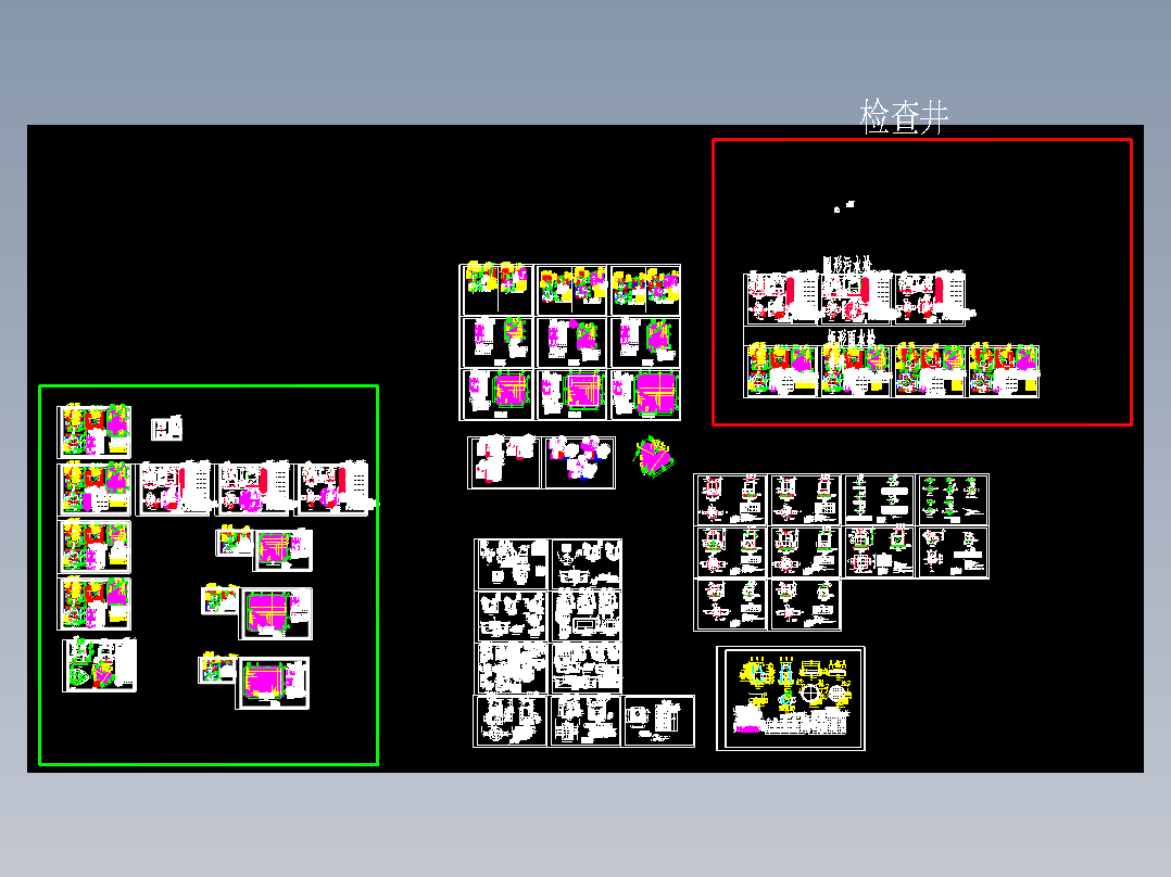 雨水污水检查井雨水污水检查井矩形雨水检查井CAD合集CAD图集