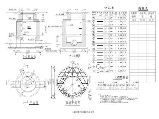 雨水污水检查井雨水污水检查井矩形雨水检查井CAD合集CAD图集缩略图