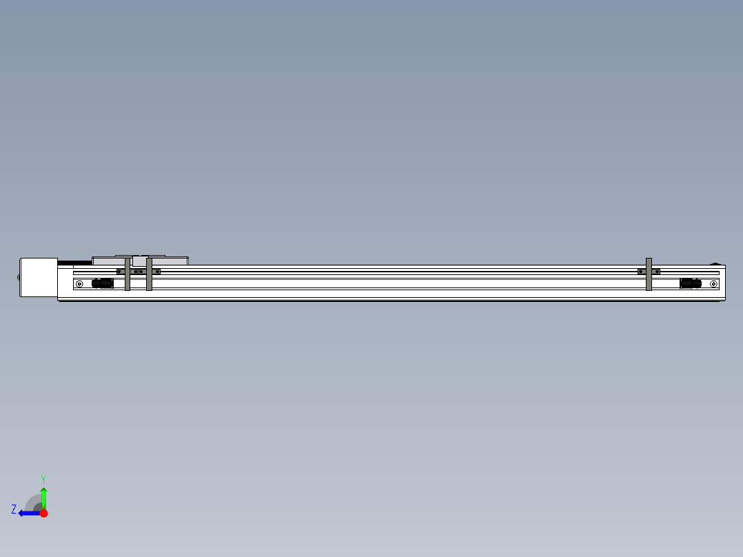 Toyo东佑达直线模组-ECH6-600-BR+煞車右视图