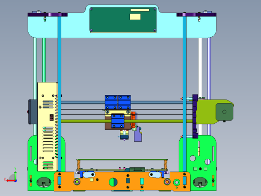 高精度Anet A8家用3d打印机后视缩略图