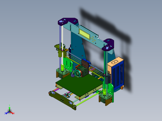 高精度Anet A8家用3d打印机正等轴测缩略图