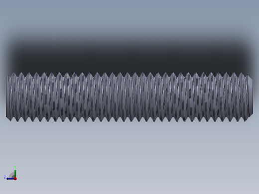 UNC 平头紧定螺钉-UNC SET SCREW 0.500 x2.500.SLDPRT右视缩略图