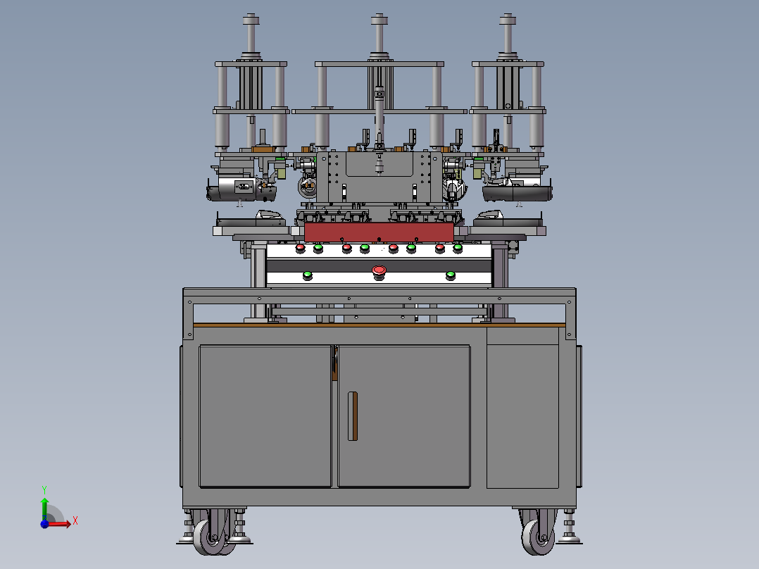 成品测试机(4穴3位)前视图