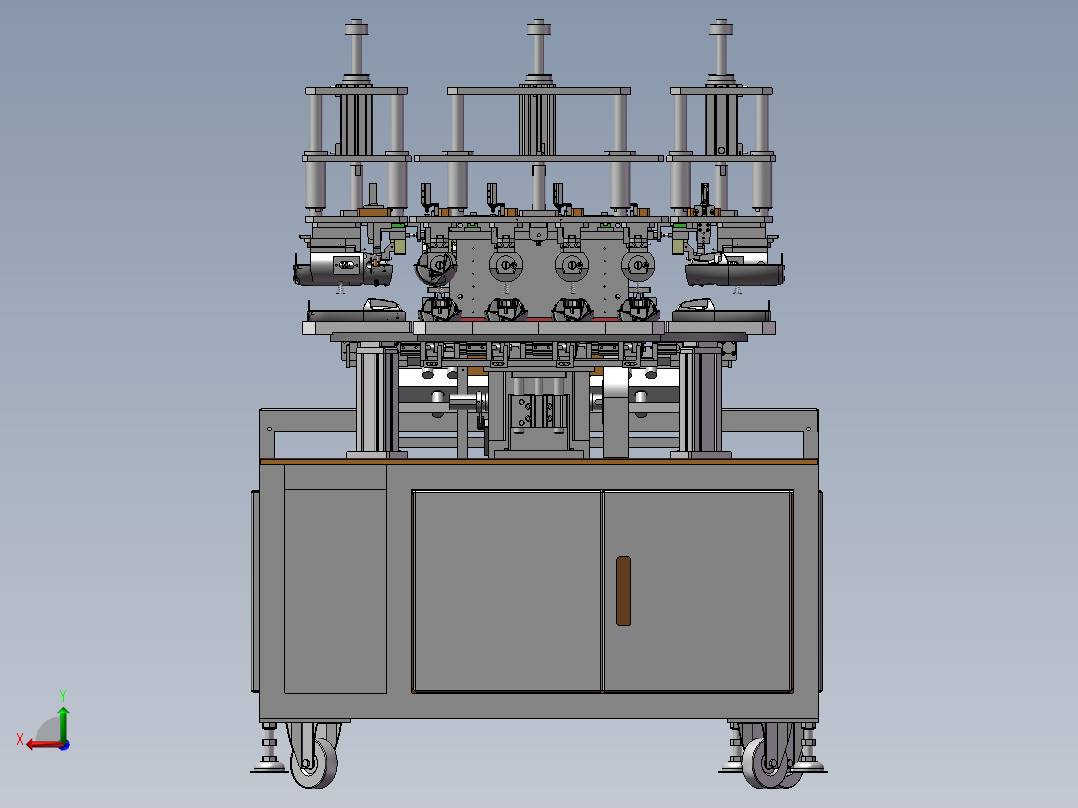 成品测试机(4穴3位)后视图