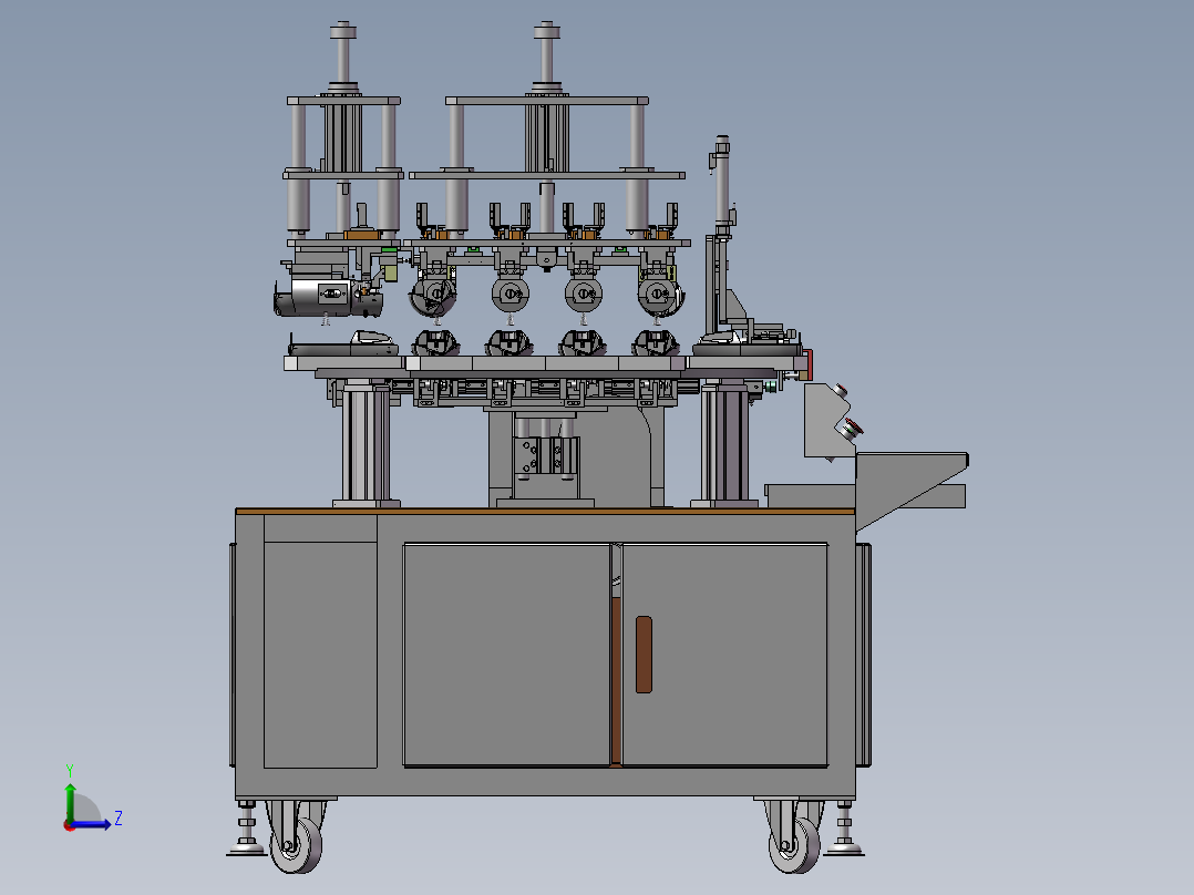 成品测试机(4穴3位)左视图