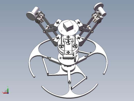 管道清洁（三维+课设+程序+原理图+二维）后视缩略图
