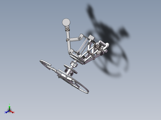 管道清洁（三维+课设+程序+原理图+二维）正等轴测缩略图