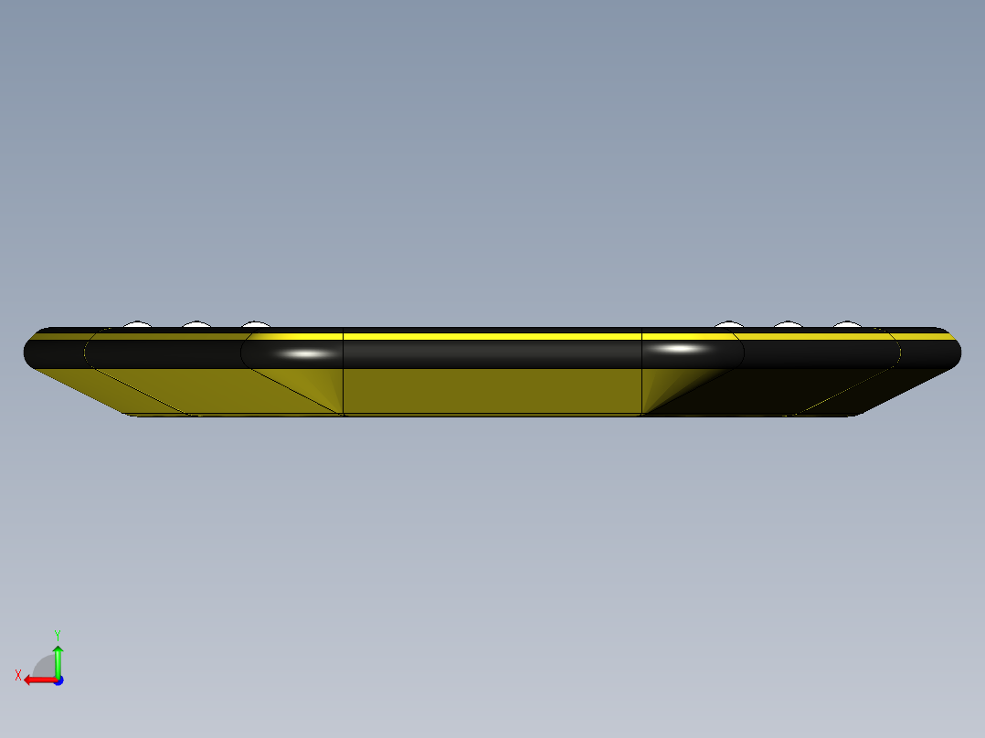 带有联轴器的4片桨板后视图