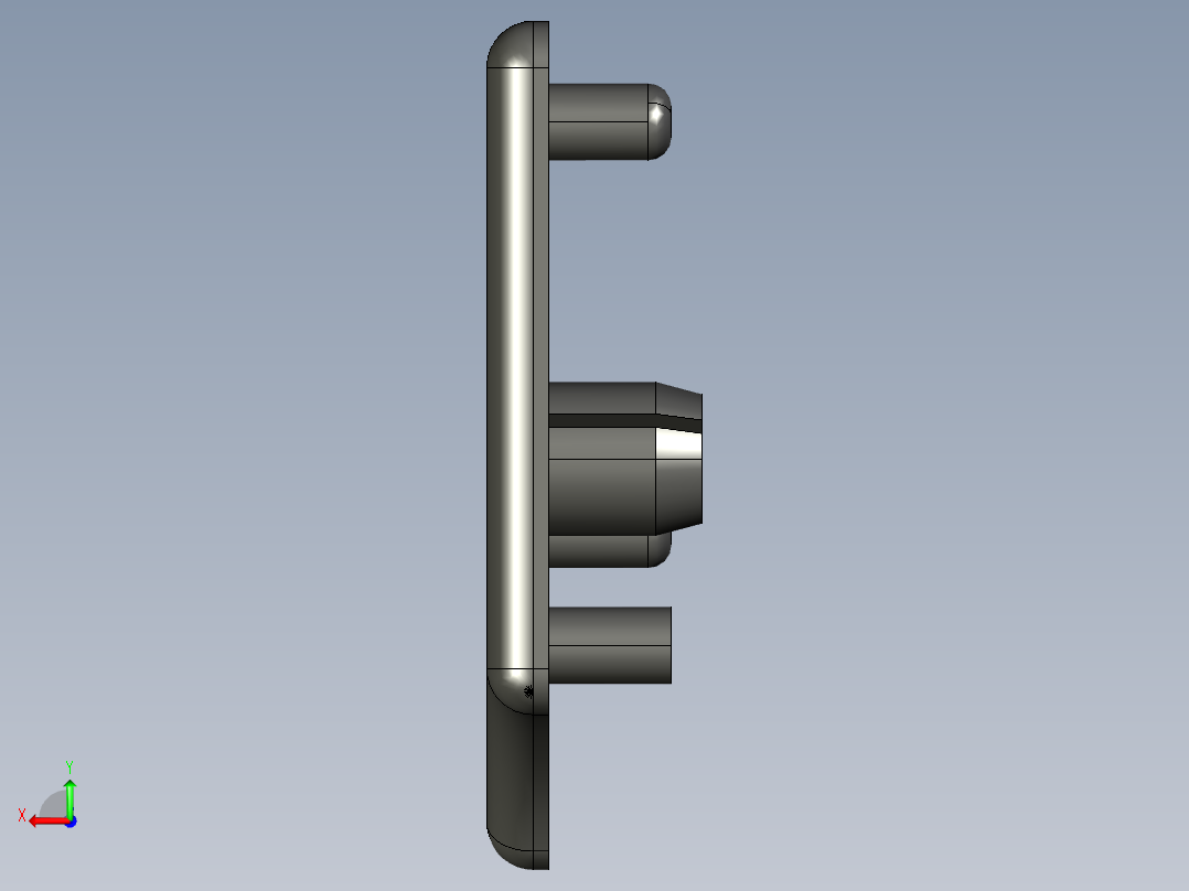 型材-BR 45X60_COVER CAP 3842524055后视图