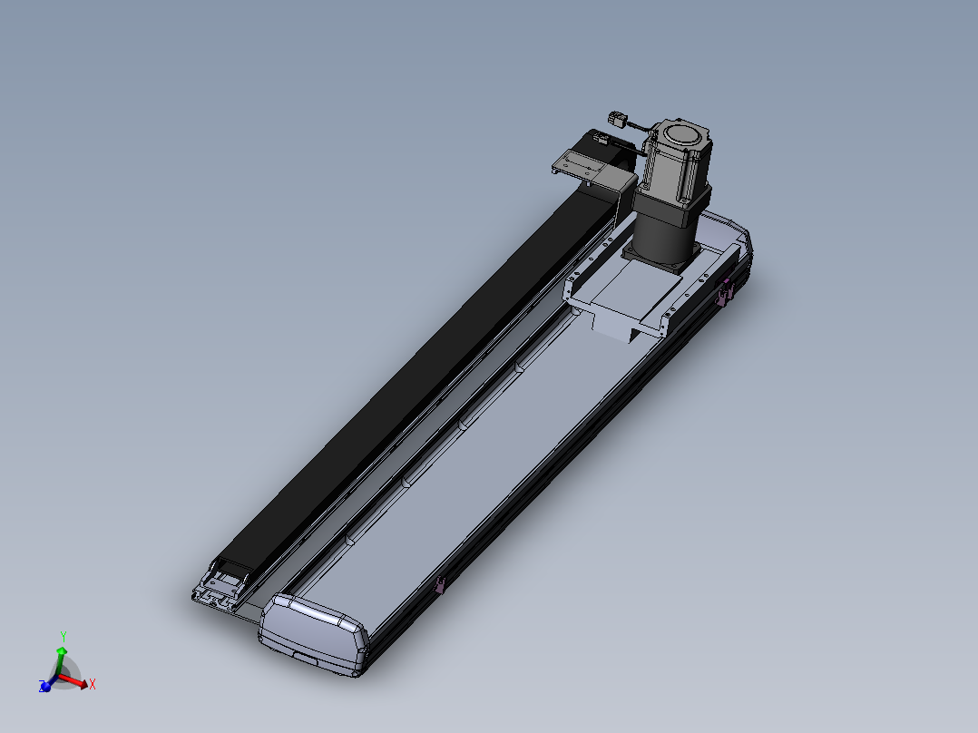 MTM齿轮齿条型MTM17-BC-750W主视图