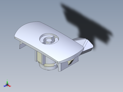 快速门锁正等轴测缩略图