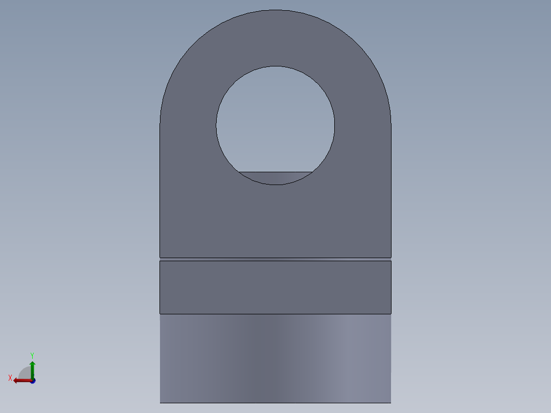 机械零件图4后视图