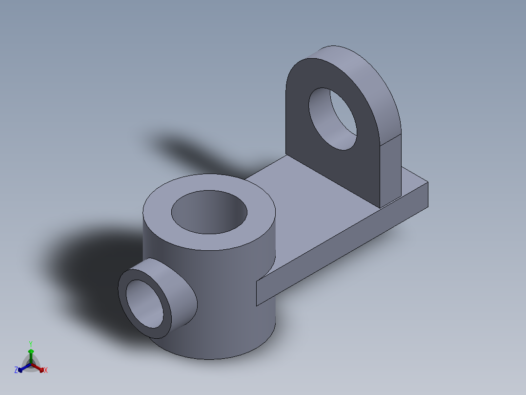 机械零件图4正等轴测图