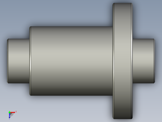 山云日尚SYS滚珠丝杠SFI4010.stp俯视缩略图