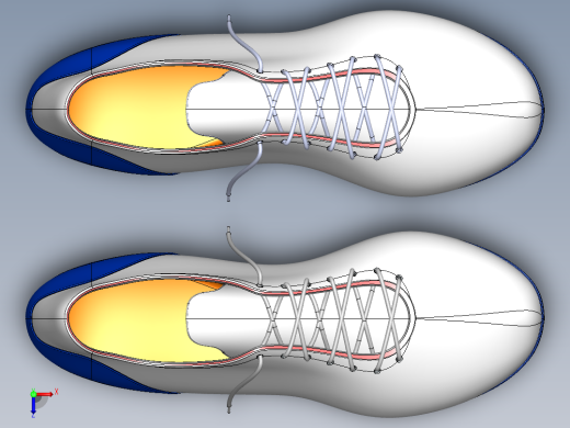 足球鞋俯视缩略图