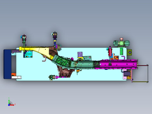 SUV梁焊接夹具前视缩略图