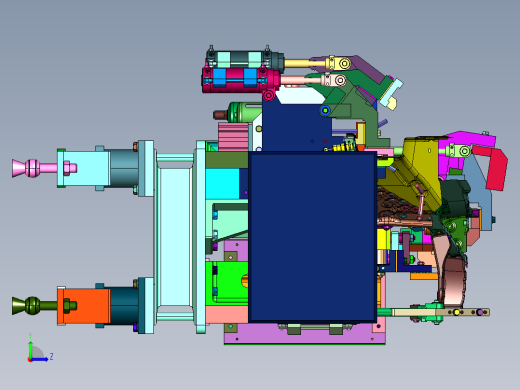 SUV梁焊接夹具左视缩略图