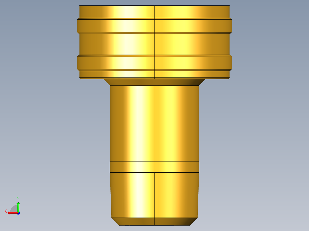 水管接头Swivel Connector Female Garden Hose to Male Pipe 88GH-12-6后视图