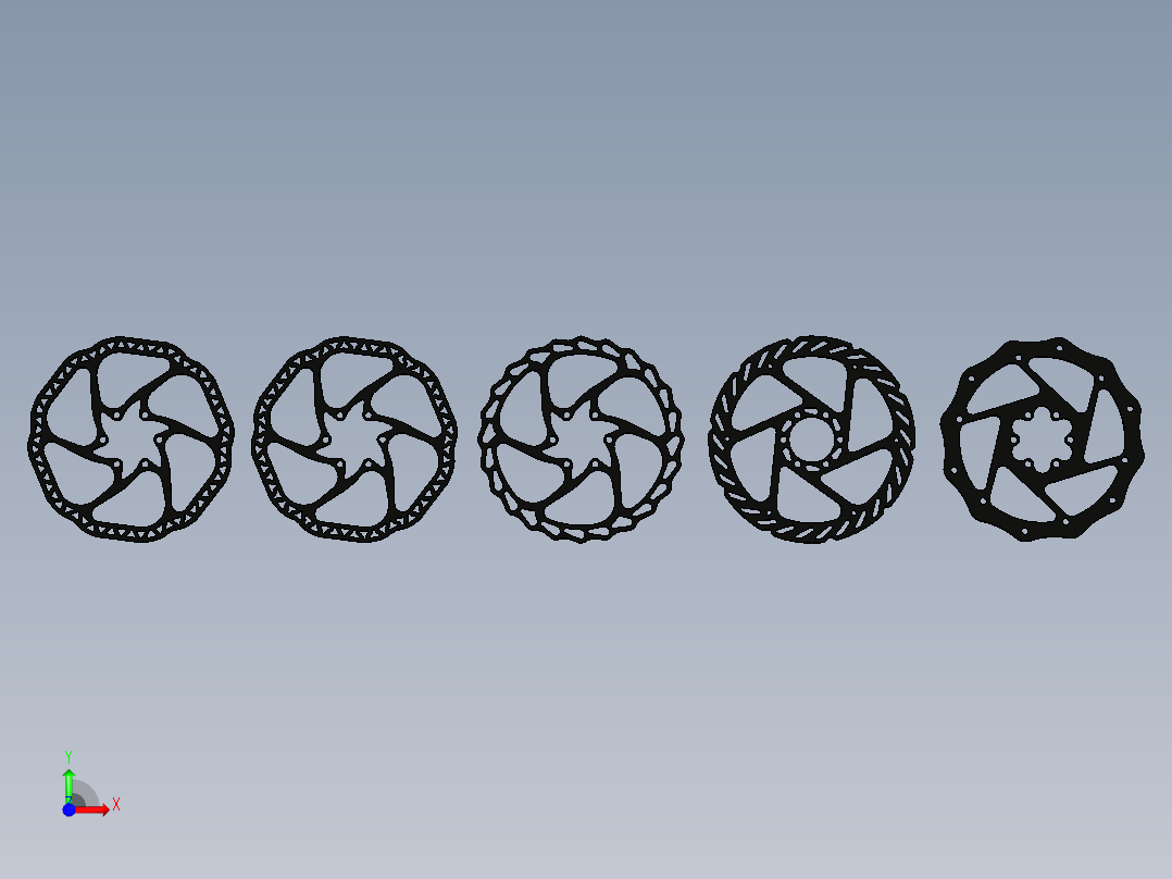 制动器 (6)前视图