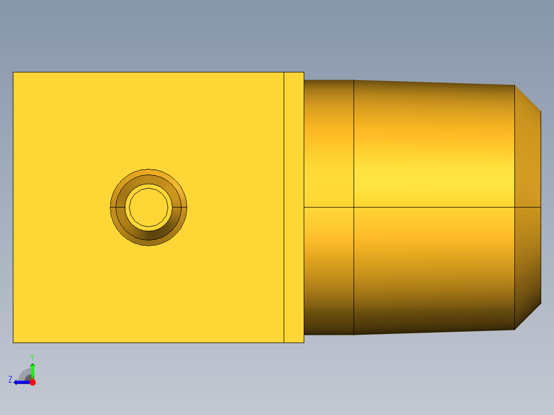 工业通用螺蚊管倒齿式工业硬管接头Male Elbow 229-5_32-2右视图
