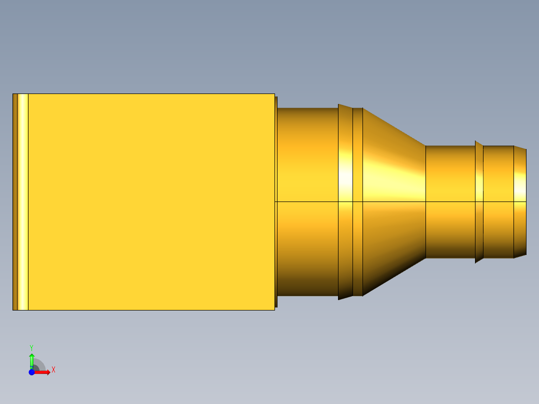 工业通用螺蚊管倒齿式工业硬管接头90Deg Elbow Barb Adapter 229-4-5_32-2前视图