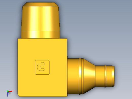 工业通用螺蚊管倒齿式工业硬管接头90Deg Elbow Barb Adapter 229-4-5_32-2俯视缩略图
