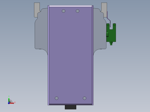 电动滑台模组SDM100下折模型前视缩略图