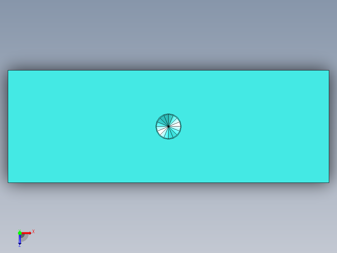 阻尼盘塑料模具设计（二维+三维+说明书）俯视图