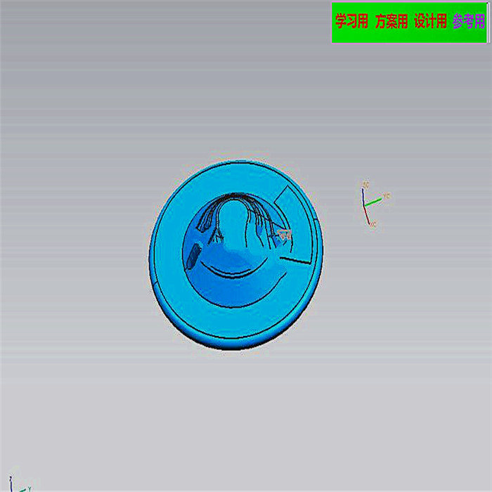 阻尼盘塑料模具设计（二维+三维+说明书）