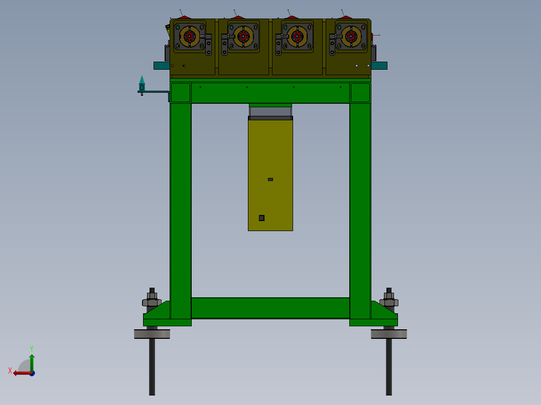 自动旋转烧烤机器sw18可编辑后视图