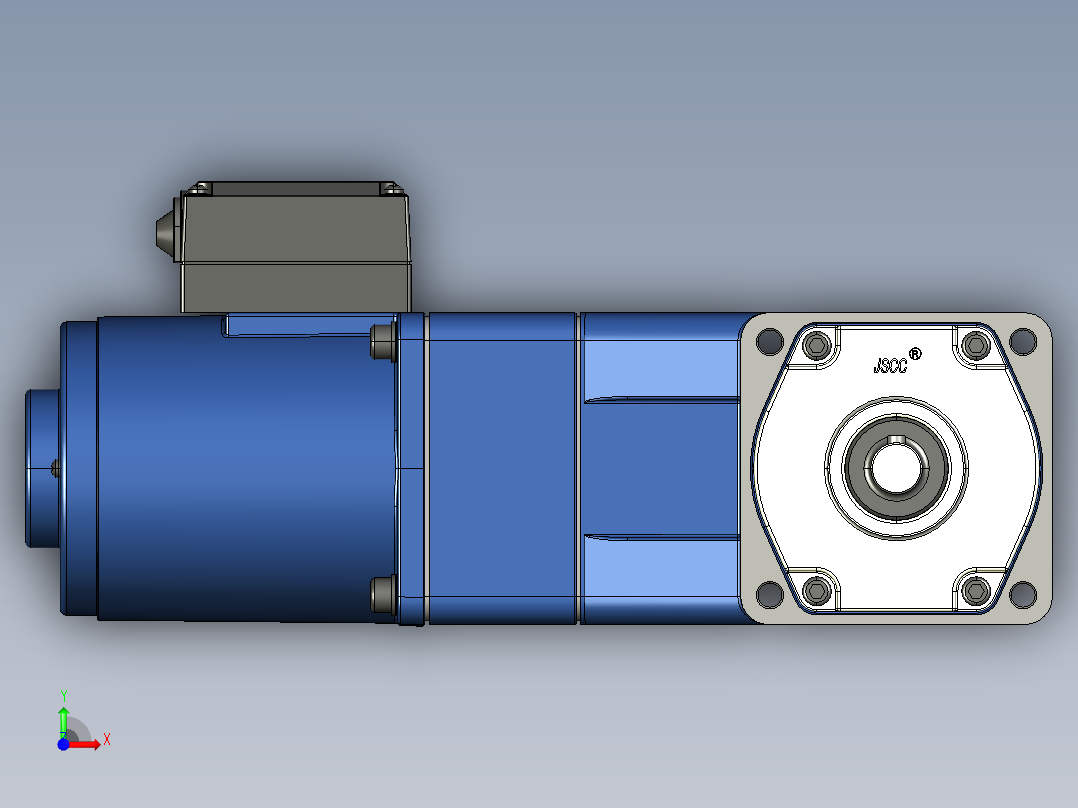 YT系列调速电机-40yt02-1800前视图