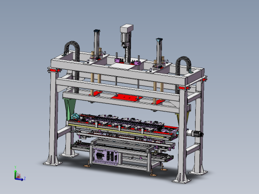 新能源电芯模组翻转机